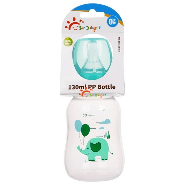 Green 5oz 130ml Standard PP Baby Feeding Bottle