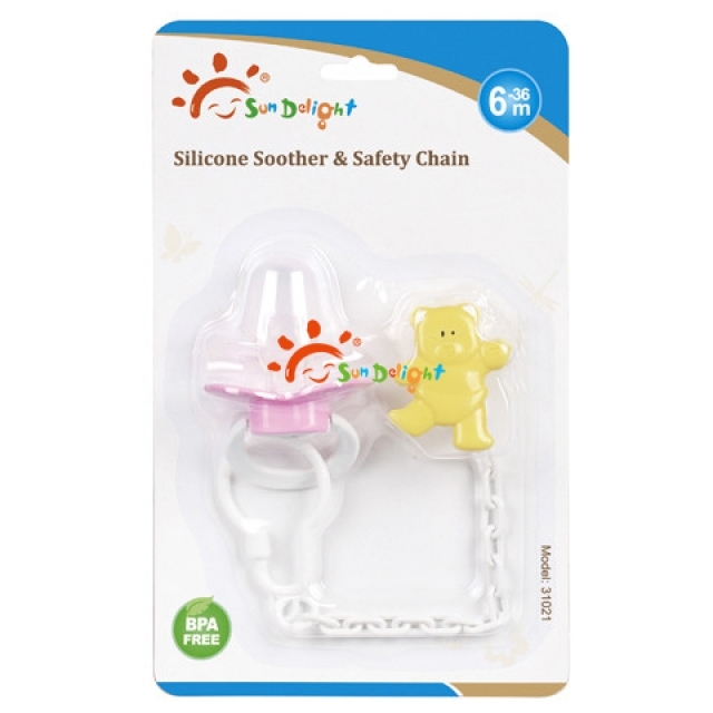 ABS PP Odourless Plastic Pacifier Silicone Baby Soother