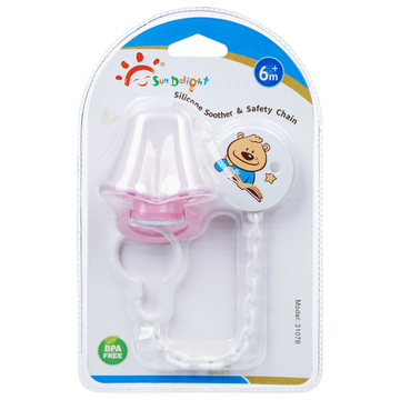 Breastfed Baby Girl Soft Pacifier Silicone Baby Soother
