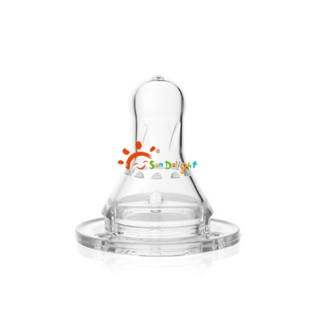 BPA Free 120℃ Standard Rubber Baby Silicone Nipple
