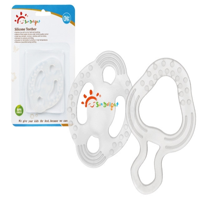 Non Toxic 120℃ Food Grade 3 Month Baby Silicone Teether