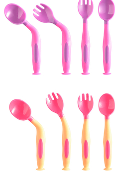 Flexible spoon and fork