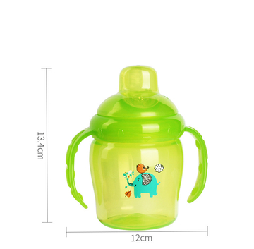 (NEW)  270ml PP Baby Straw Cup with double handle